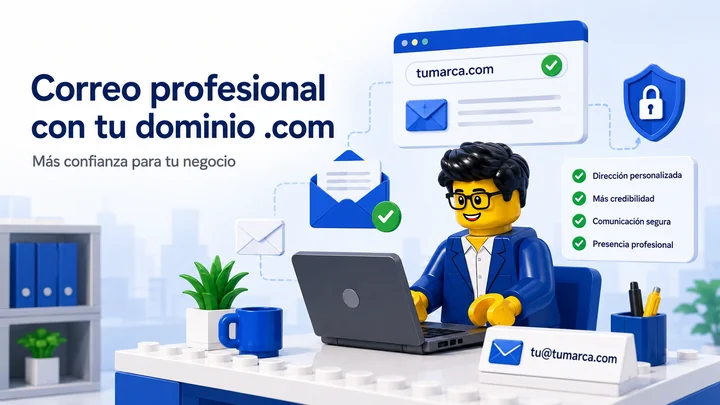 Correo profesional con tu dominio .com: por qué da más confianza a tu negocio